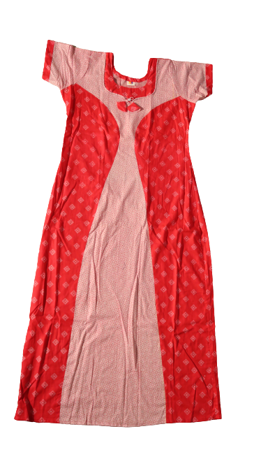 Women’s 100% Cotton Printed Maxi Nightgown Long Nighty Sleepwear for Ladies Super Soft Comfortable Design